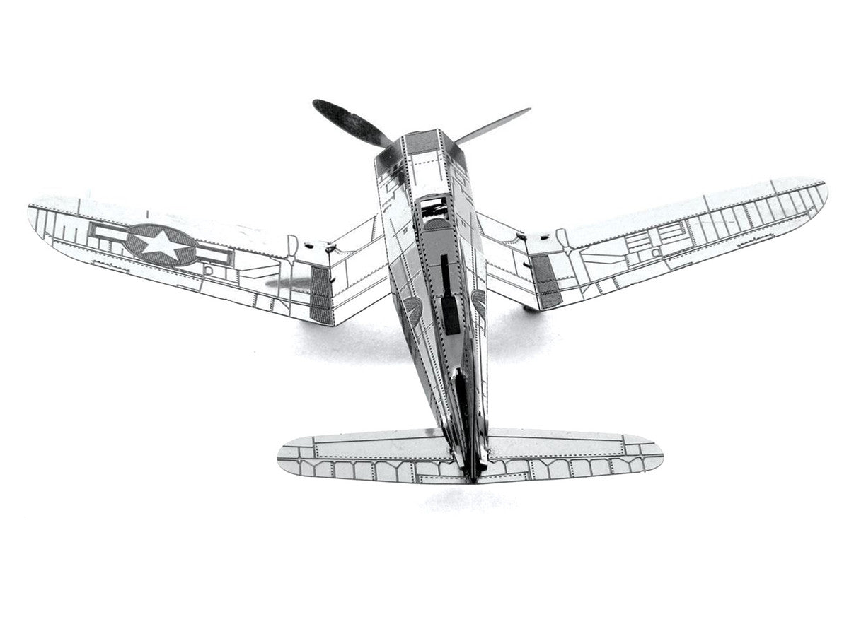 Model Kit Vought F4U Corsair Fighter Aircraft "United States Navy" (Moderate Difficulty) Steel Model by Metal Earth-2