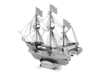 Model Kit Golden Hind Galleon (Moderate Difficulty) Steel Model by Metal Earth-2