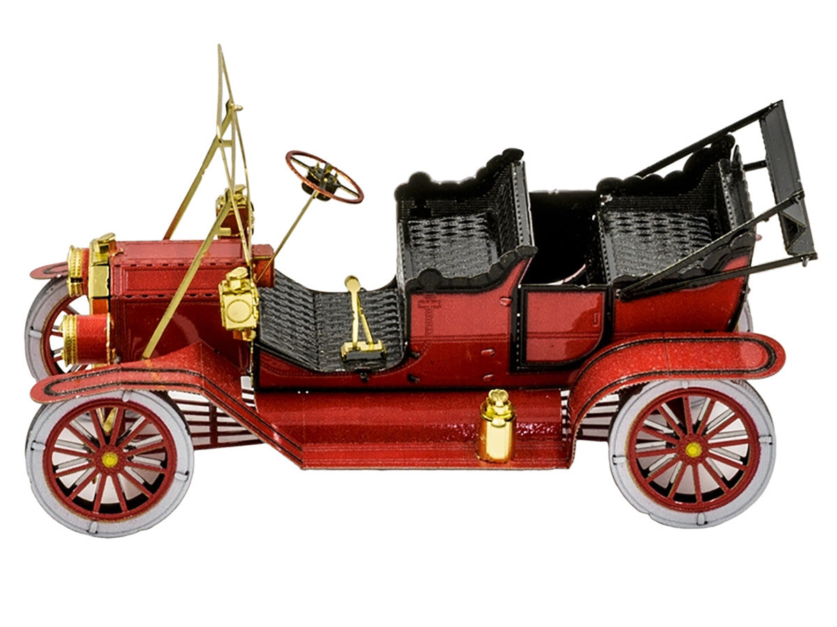 Model Kit 1908 Ford Model T Red (Moderate Difficulty) Steel Model by Metal Earth-3