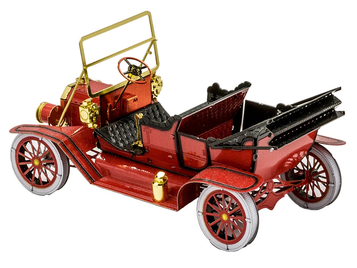 Model Kit 1908 Ford Model T Red (Moderate Difficulty) Steel Model by Metal Earth-2