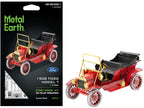 Model Kit 1908 Ford Model T Red (Moderate Difficulty) Steel Model by Metal Earth-4