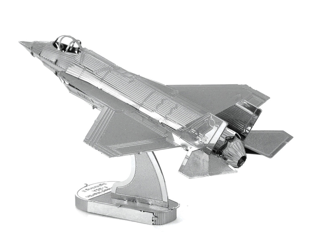Model Kit Lockheed Martin F-35 Lightning II Aircraft (Moderate Difficulty) Steel Model by Metal Earth-3