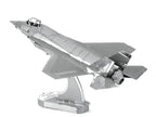Model Kit Lockheed Martin F-35 Lightning II Aircraft (Moderate Difficulty) Steel Model by Metal Earth-3