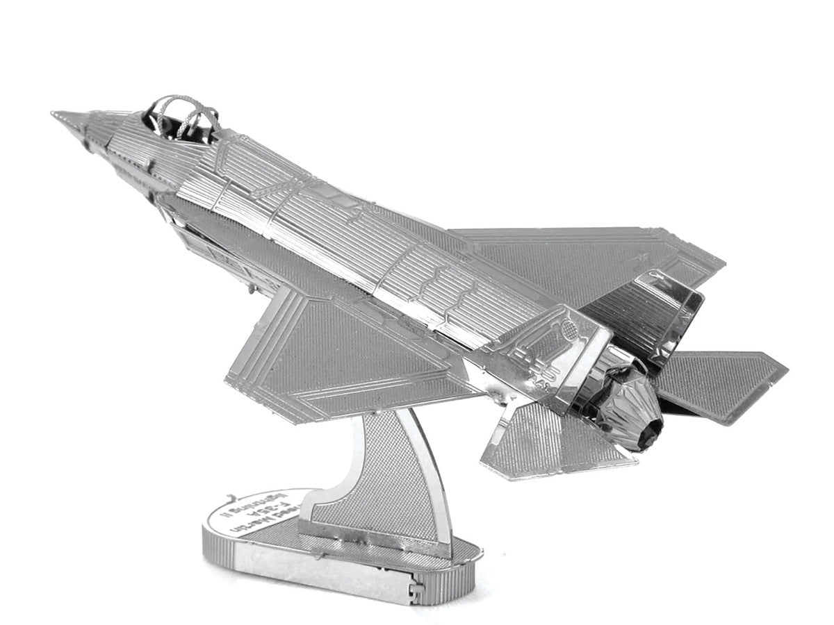 Model Kit Lockheed Martin F-35 Lightning II Aircraft (Moderate Difficulty) Steel Model by Metal Earth-3