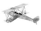 Model Kit De Havilland Tiger Moth Trainer Aircraft (Moderate Difficulty) Steel Model by Metal Earth-1