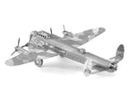 Model Kit Avro Lancaster Bomber Aircraft "Royal Air Force" (Moderate Difficulty) Steel Model by Metal Earth-3