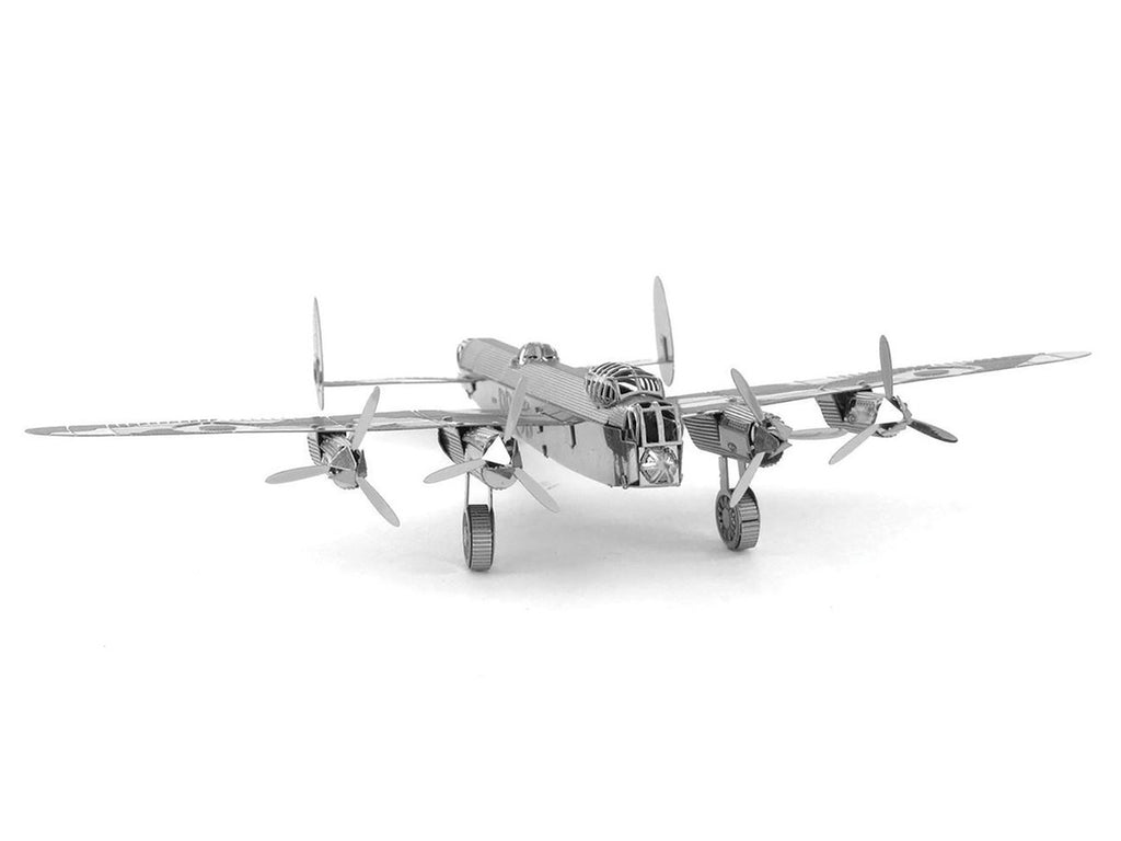 Model Kit Avro Lancaster Bomber Aircraft "Royal Air Force" (Moderate Difficulty) Steel Model by Metal Earth-1