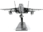 Model Kit McDonnell Douglas F-15 Eagle Fighter Aircraft (Moderate Difficulty) Steel Model by Metal Earth-1