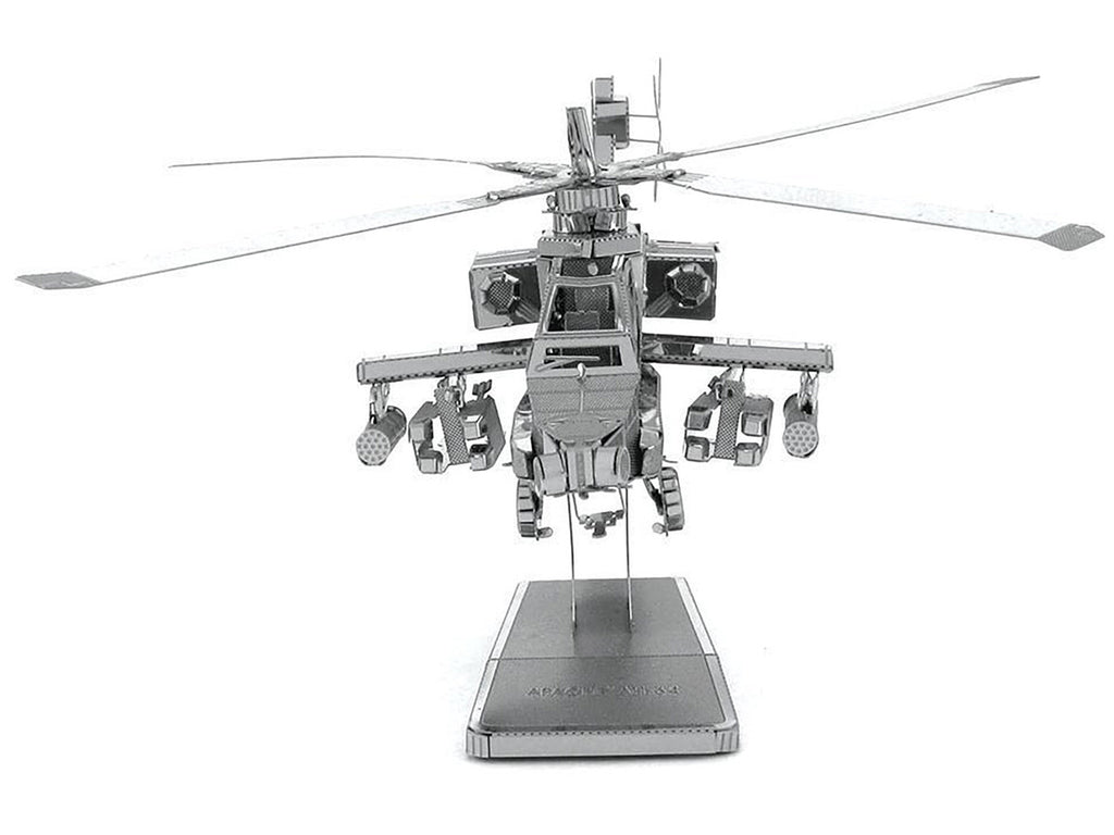 Model Kit Boeing AH-64 Apache Attack Helicopter (Moderate Difficulty) Steel Model by Metal Earth-2