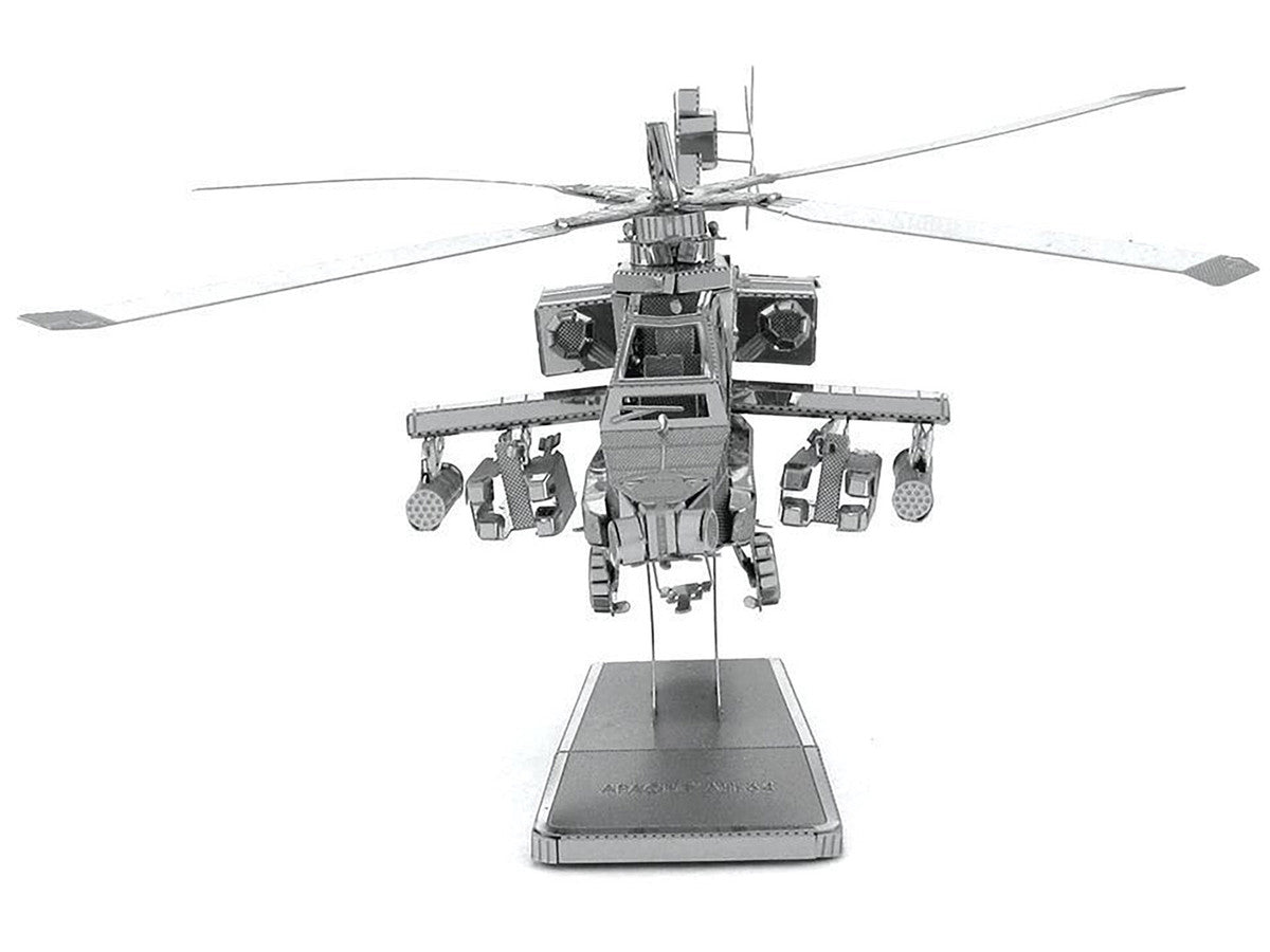 Model Kit Boeing AH-64 Apache Attack Helicopter (Moderate Difficulty) Steel Model by Metal Earth-2