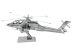 Model Kit Boeing AH-64 Apache Attack Helicopter (Moderate Difficulty) Steel Model by Metal Earth-1