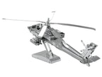 Model Kit Boeing AH-64 Apache Attack Helicopter (Moderate Difficulty) Steel Model by Metal Earth-3