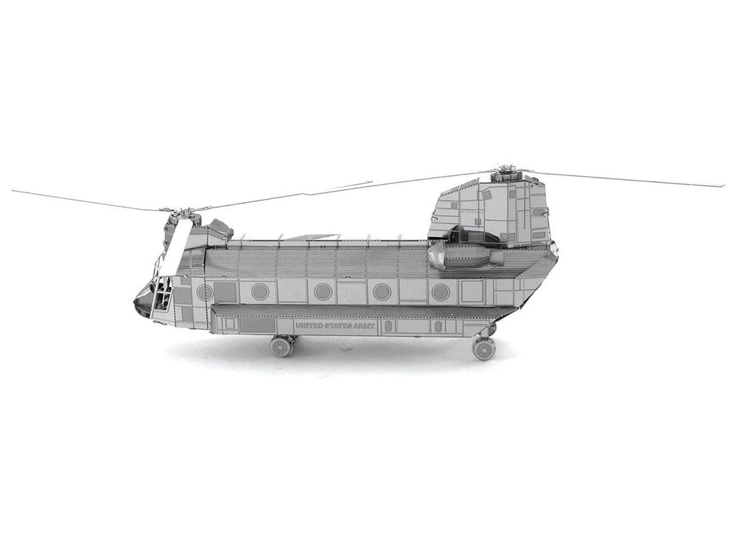 Model Kit Boeing CH-47 Chinook Transport Helicopter (Moderate Difficulty) Steel Model by Metal Earth-1