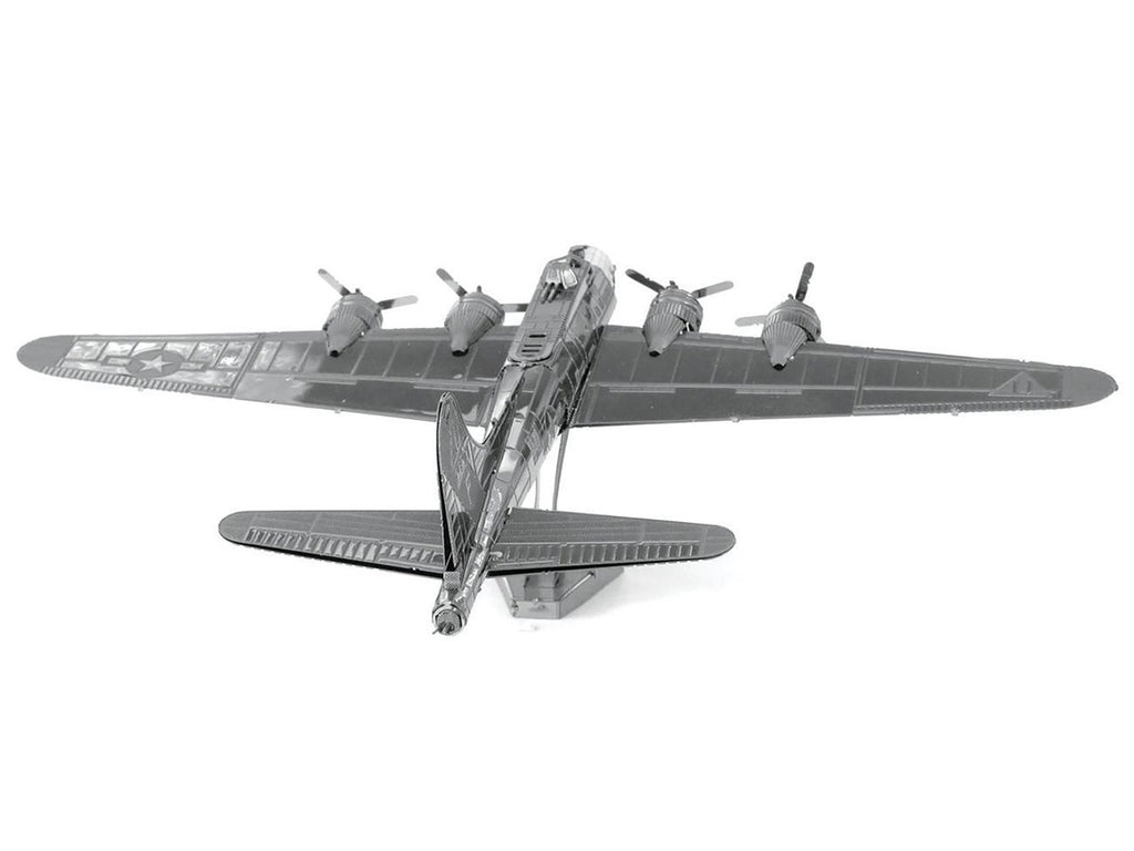 Model Kit Boeing B-17 Flying Fortress Bomber Aircraft (Moderate Difficulty) Steel Model by Metal Earth-1