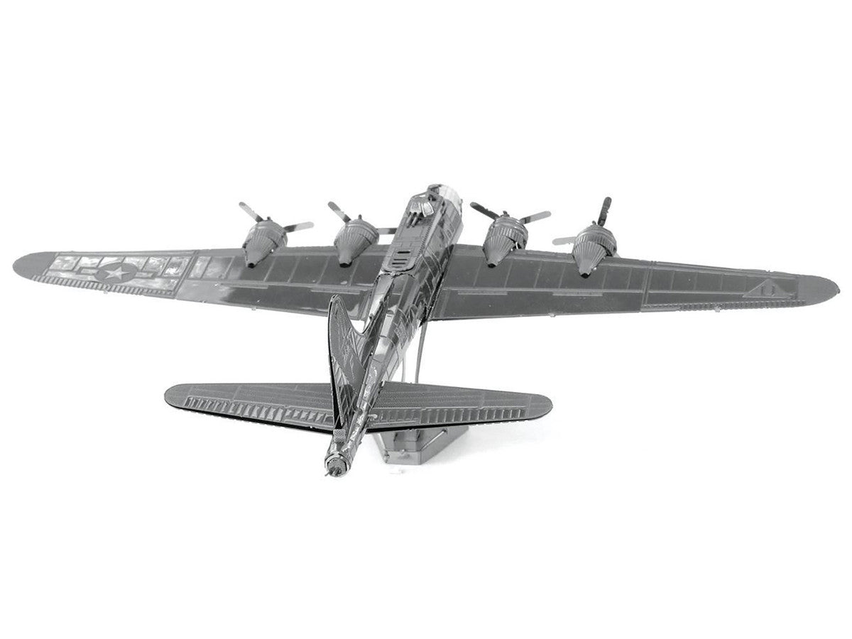 Model Kit Boeing B-17 Flying Fortress Bomber Aircraft (Moderate Difficulty) Steel Model by Metal Earth-1