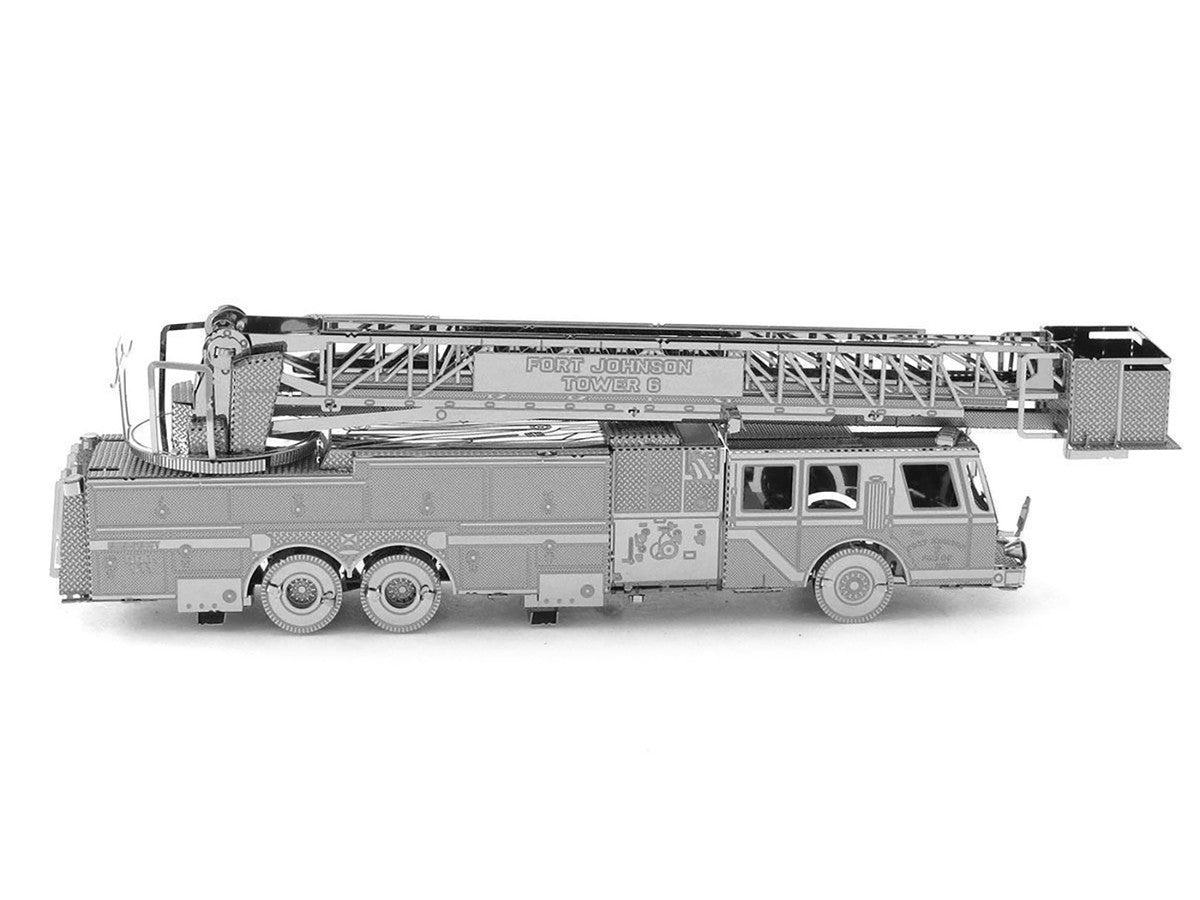 Model Kit Fire Engine "Fort Johnson Tower 6" (Moderate Difficulty) Steel Model by Metal Earth-3