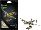 Model Kit Consolidated B-24 Liberator Bomber Aircraft "Diamond Lil" United States Army Air Forces (Challenging Difficulty) Steel Model by Metal Earth-4