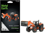 Model Kit Wheel Loader Orange and Black (Challenging Difficulty) Steel Model by Metal Earth-4