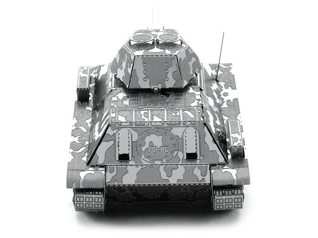 Model Kit Soviet T-34 Tank (Moderate Difficulty) Steel Model by Metal Earth-3