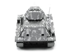 Model Kit Soviet T-34 Tank (Moderate Difficulty) Steel Model by Metal Earth-3