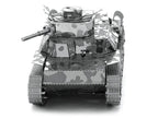 Model Kit Japanese Chi Ha Tank (Moderate Difficulty) Steel Model by Metal Earth-1