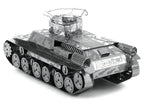 Model Kit Japanese Chi Ha Tank (Moderate Difficulty) Steel Model by Metal Earth-3