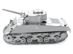 Model Kit American Sherman Tank (Moderate Difficulty) Steel Model by Metal Earth-3