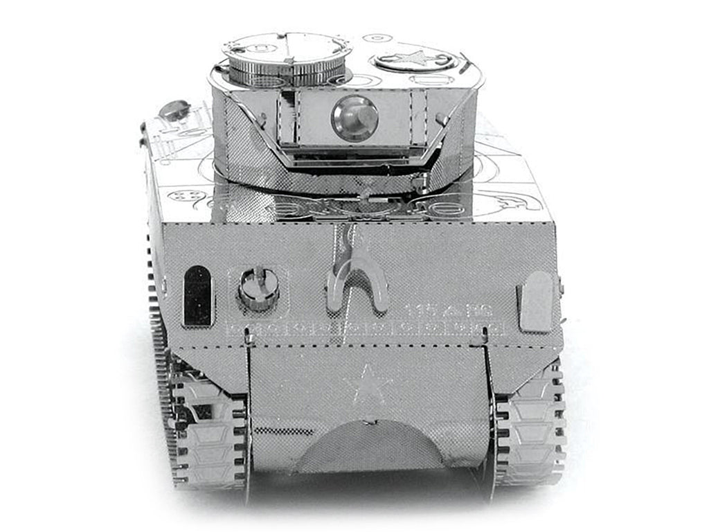 Model Kit American Sherman Tank (Moderate Difficulty) Steel Model by Metal Earth-1