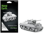 Model Kit American Sherman Tank (Moderate Difficulty) Steel Model by Metal Earth-4