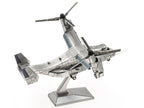 Model Kit Bell Boeing V-22 Osprey Aircraft "United States Military" (Challenging Difficulty) Steel Model by Metal Earth-1