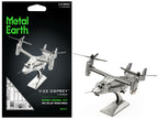 Model Kit Bell Boeing V-22 Osprey Aircraft "United States Military" (Challenging Difficulty) Steel Model by Metal Earth-4