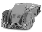 Model Kit 1989 Batmobile "Batman" (1989) Movie (Challenging Difficulty) Steel Model by Metal Earth-3