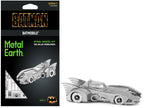 Model Kit 1989 Batmobile "Batman" (1989) Movie (Challenging Difficulty) Steel Model by Metal Earth-4