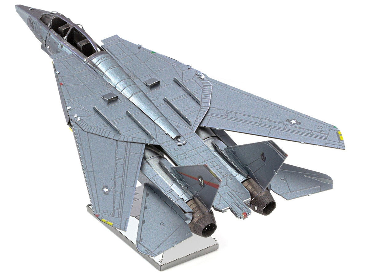 Model Kit Grumman F-14 Tomcat Fighter Aircraft "United States Navy" (Challenging Difficulty) Steel Model by Metal Earth-3
