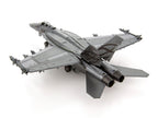 Model Kit Boeing F/A-18 Super Hornet Fighter Aircraft "United States Navy" (Moderate Difficulty) Steel Model by Metal Earth-3