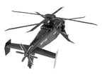 Model Kit Sikorsky S-97 Raider Attack Helicopter "United States Army" (Challenging Difficulty) Steel Model by Metal Earth-1