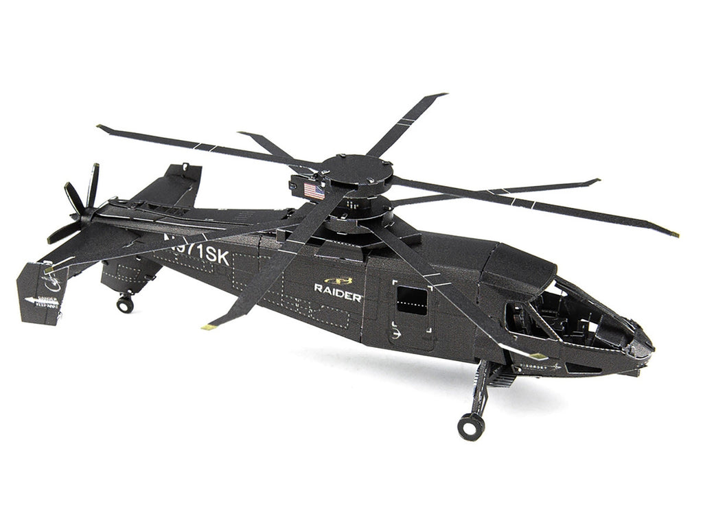 Model Kit Sikorsky S-97 Raider Attack Helicopter "United States Army" (Challenging Difficulty) Steel Model by Metal Earth-2