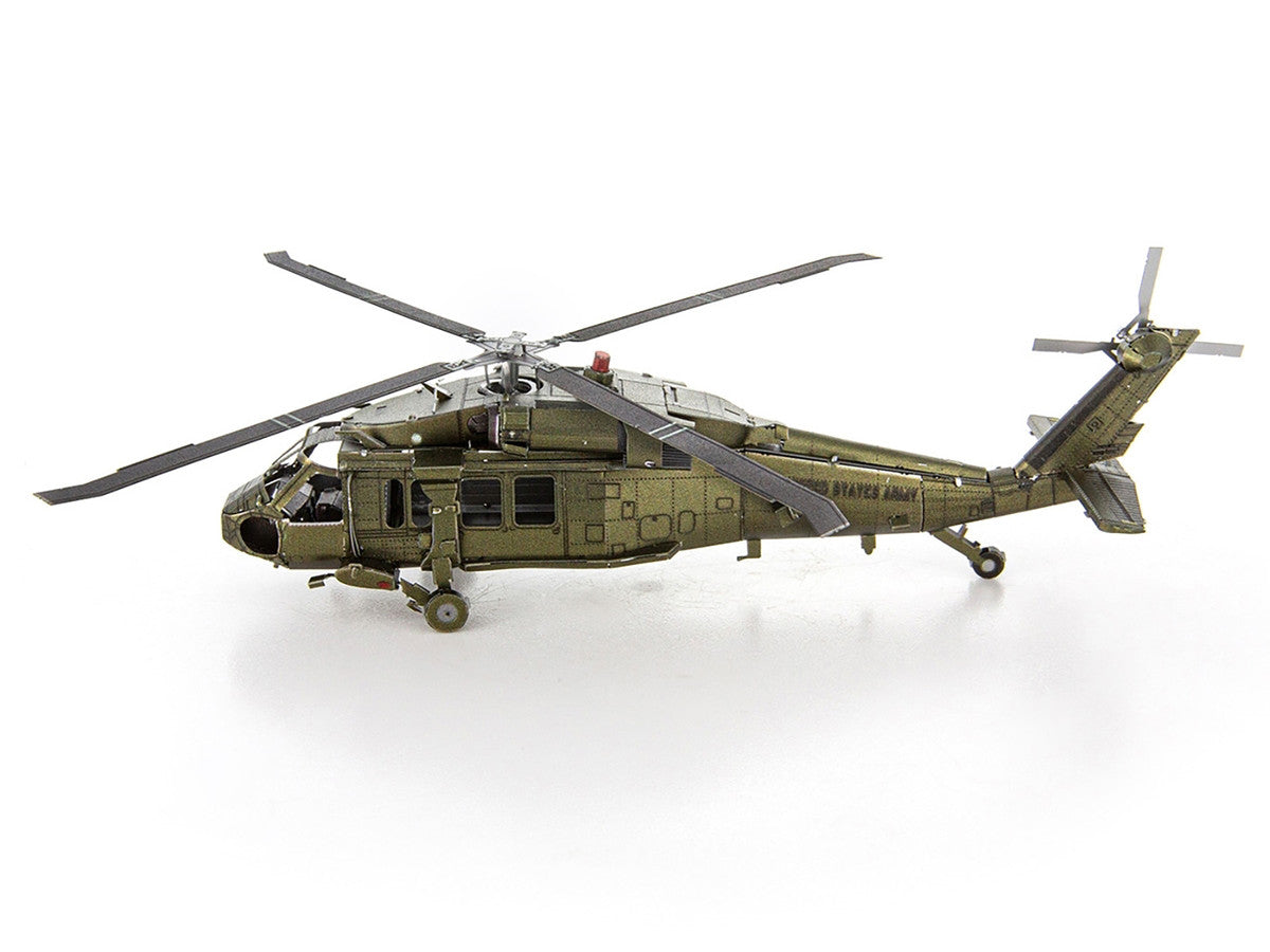 Model Kit Sikorsky Black Hawk Helicopter "United States Army" (Moderate Difficulty) Steel Model by Metal Earth-3