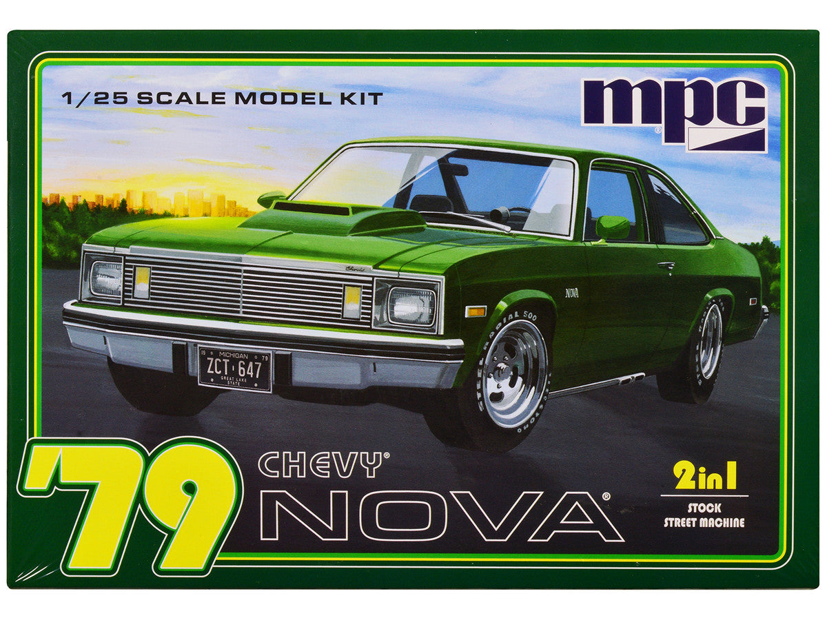 Skill 2 Model Kit 1979 Chevrolet Nova 2-in-1 Kit 1/25 Scale Model by MPC-0