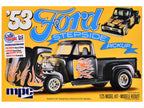 Skill 2 Model Kit 1953 Ford Stepside Pickup Truck 1/25 Scale Model by MPC-0
