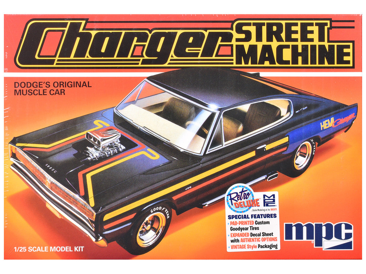 Skill 2 Model Kit 1967 Dodge Charger Street Machine 1/25 Scale Model by MPC-3