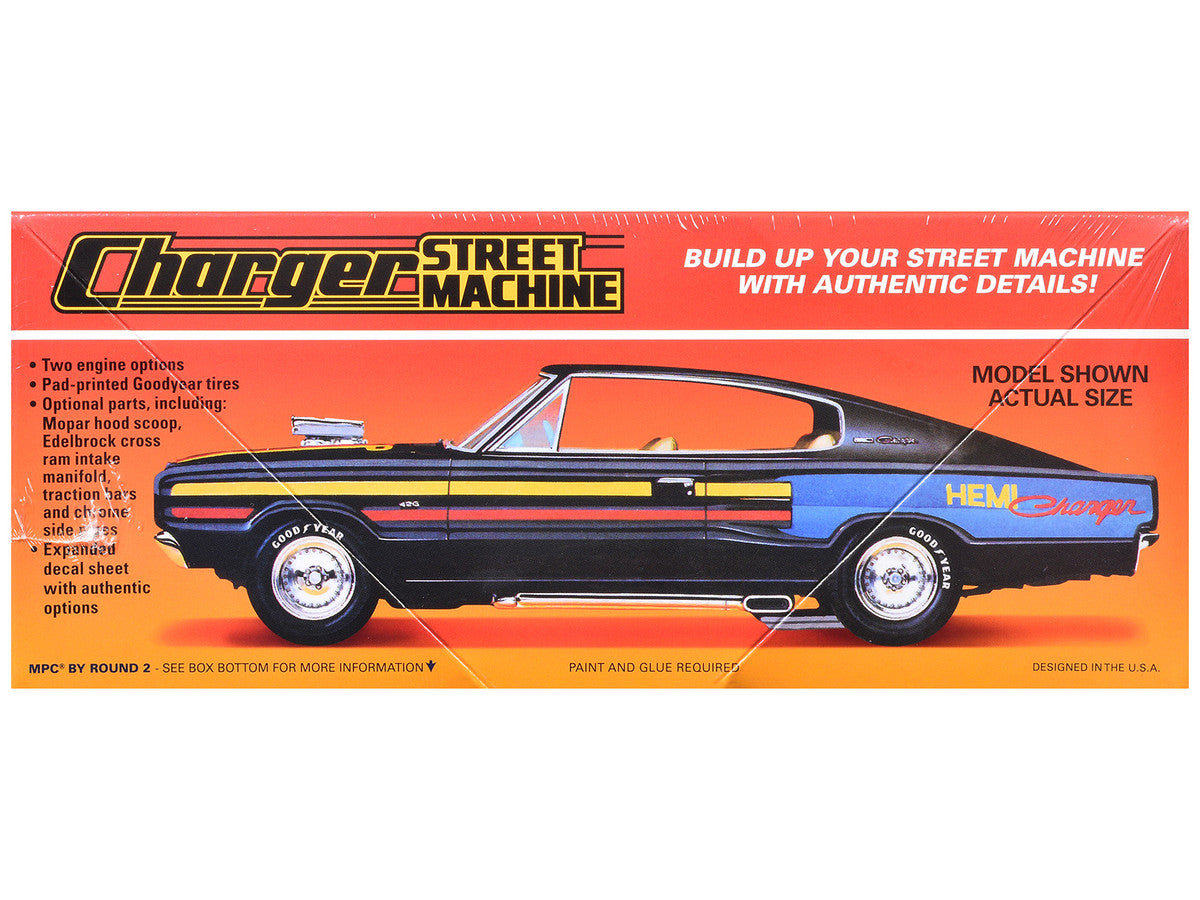 Skill 2 Model Kit 1967 Dodge Charger Street Machine 1/25 Scale Model by MPC-0