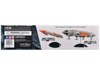Skill 2 Model Kit Eagle and Hawk War Games Edition "Space: 1999" (1975-1977) TV Series 1/72 Scale Model by MPC-0
