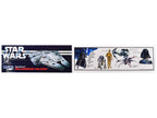 Skill 3 Model Kit Han Solo's Millennium Falcon "Star Wars: A New Hope" (1977) Movie 1/72 Scale Model by MPC-2