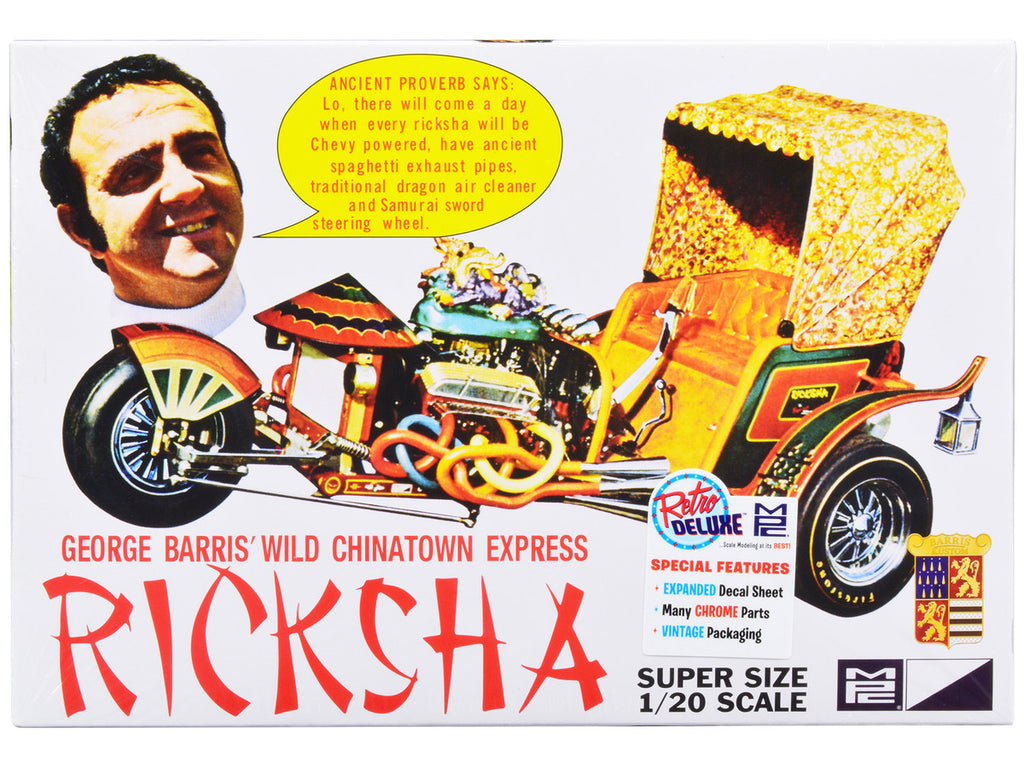 Skill 2 Model Kit George Barris' Wild Chinatown Express Ricksha 1/20 Scale Model by MPC-0