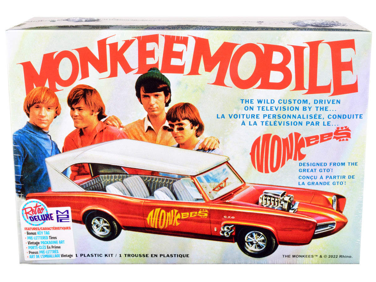 Skill 2 Model Kit Monkeemobile "The Monkees" (1966-1968) TV Series 1/25 Scale Model Car by MPC-0