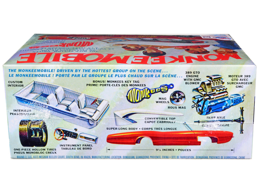 Skill 2 Model Kit Monkeemobile "The Monkees" (1966-1968) TV Series 1/25 Scale Model Car by MPC-1