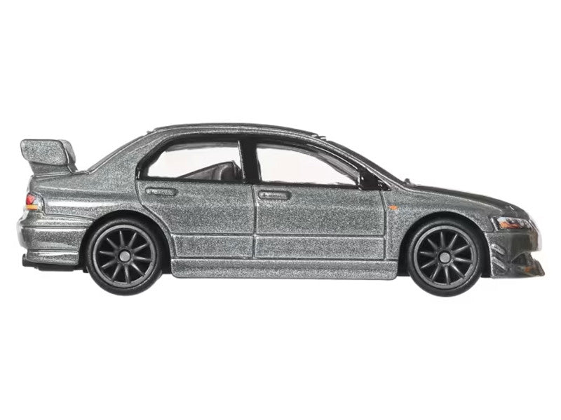 Street Rally Icons Duo – Mitsubishi Lancer Evolution IX (Hot Wheels Ronin Run II) & Mitsubishi Lancer Evolution III (Hobby Japan Initial D Diorama Series)