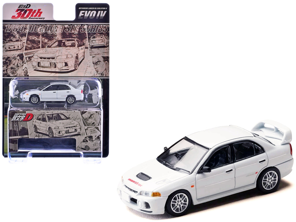 Hobby Japan Initial D Legends Duo – Mitsubishi Lancer Evolution III & IV (1/64 Diorama Set Series)