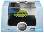 Mini Cooper Lime Green with Matt Black Hood 1/148 (N) Scale Diecast Model Car by Oxford Diecast-2